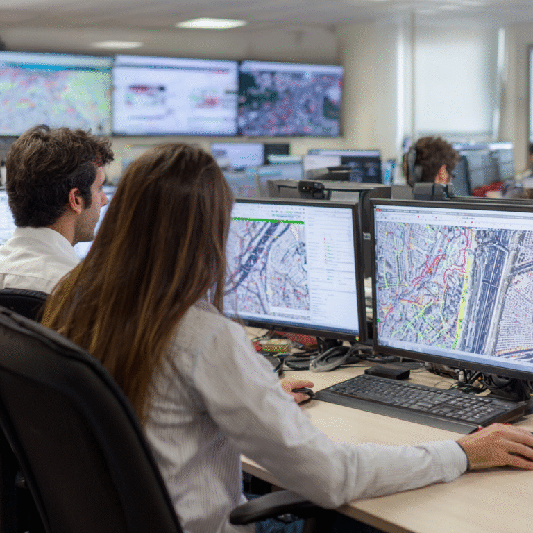 Sesión de consultoría definiendo intervenciones prioritarias sobre mapa urbano